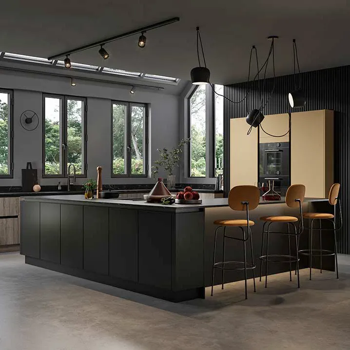 Masterclass Kitchens Devon - dark grey